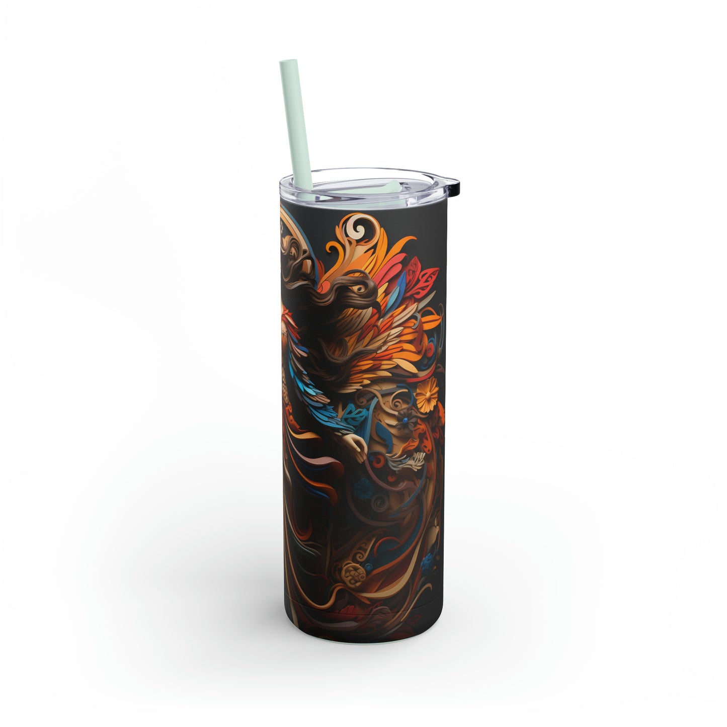 Christmas Angel Skinny Matte Tumbler, 20oz