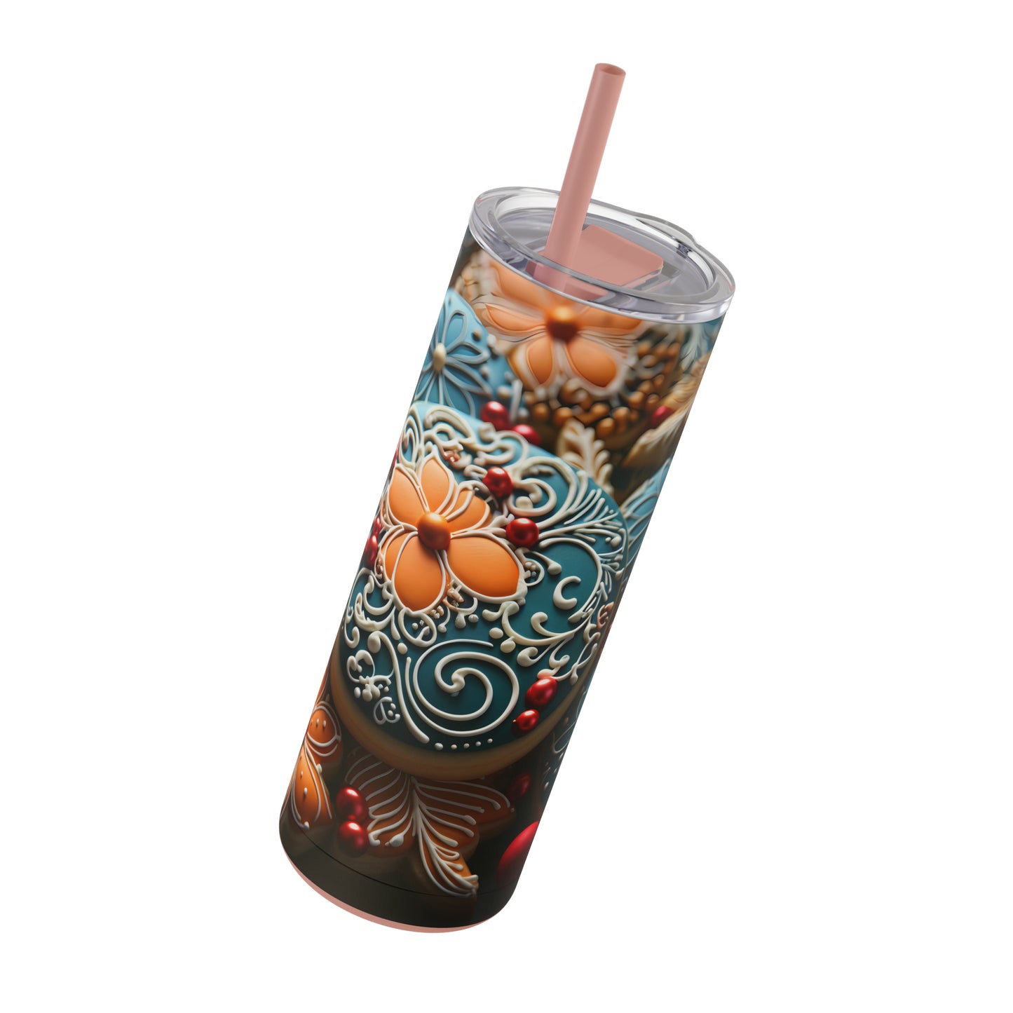 Christmas Cookies Skinny Matte Tumbler, 20oz