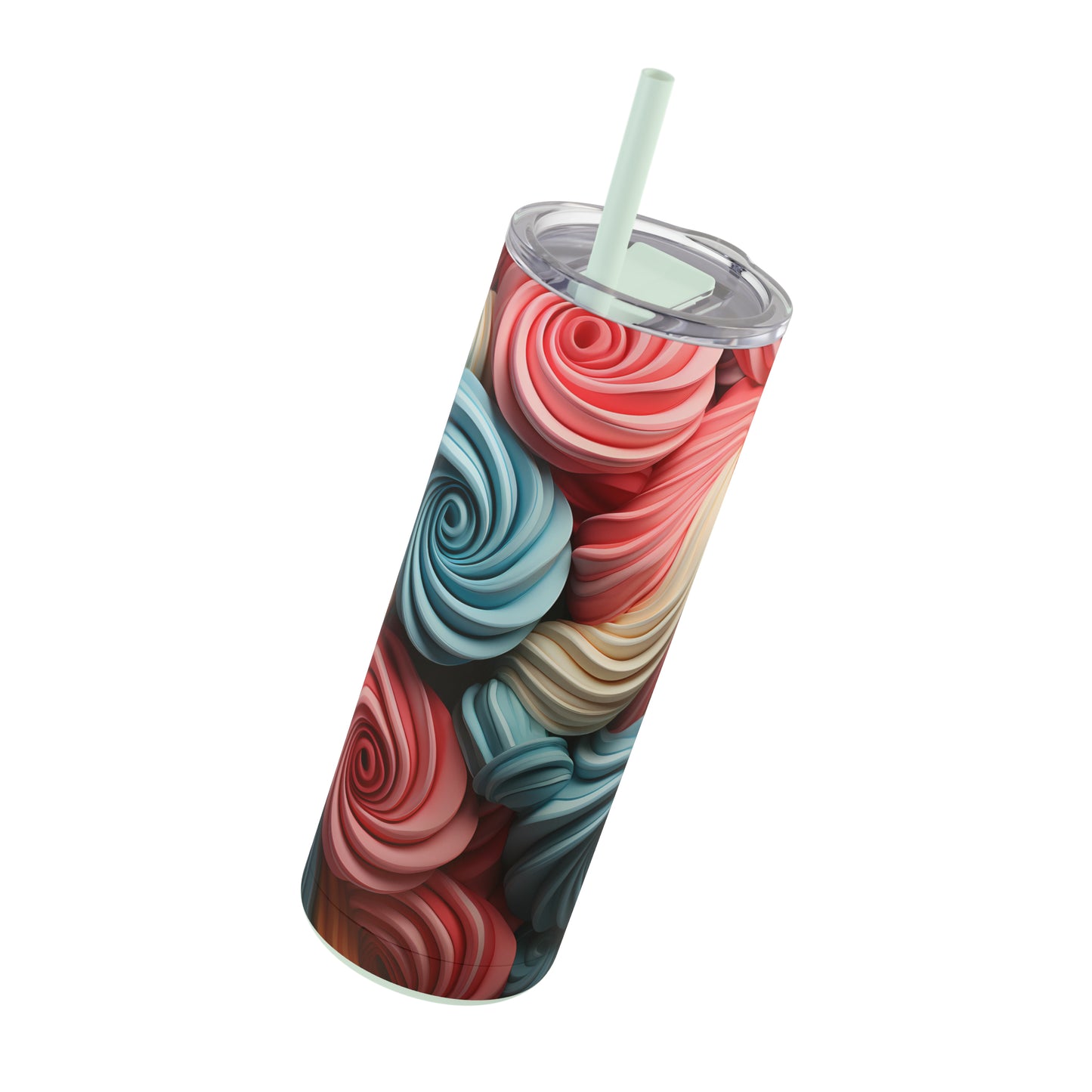 Christmas Candy Skinny Matte Tumbler, 20oz