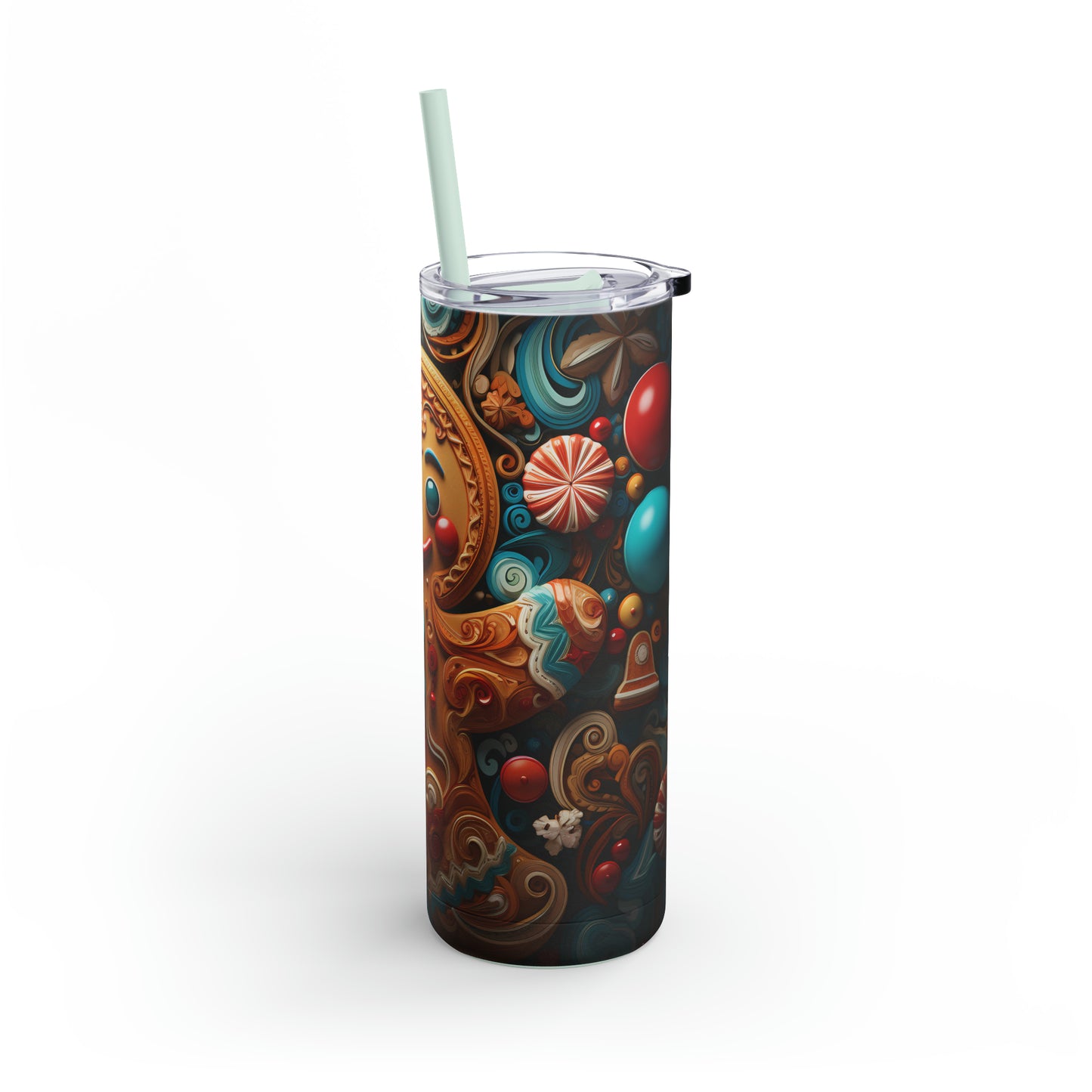 Christmas Cookies Skinny Matte Tumbler, 20oz