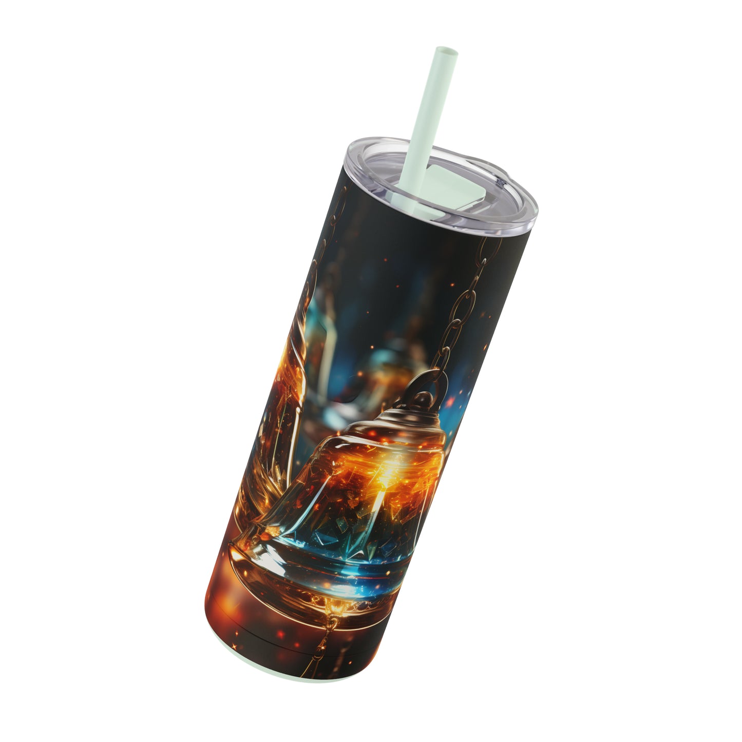 Christmas Bells Skinny Matte Tumbler, 20oz