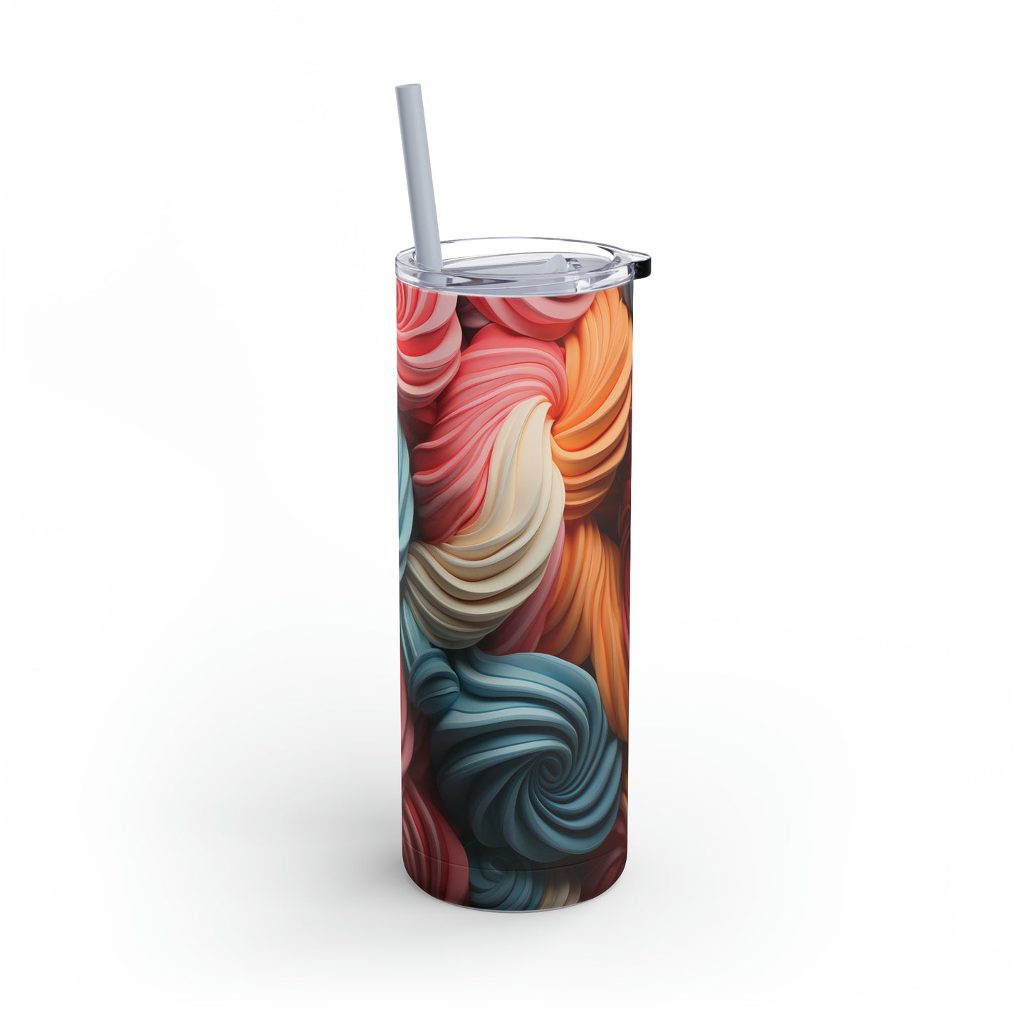 Christmas Candy Skinny Matte Tumbler, 20oz