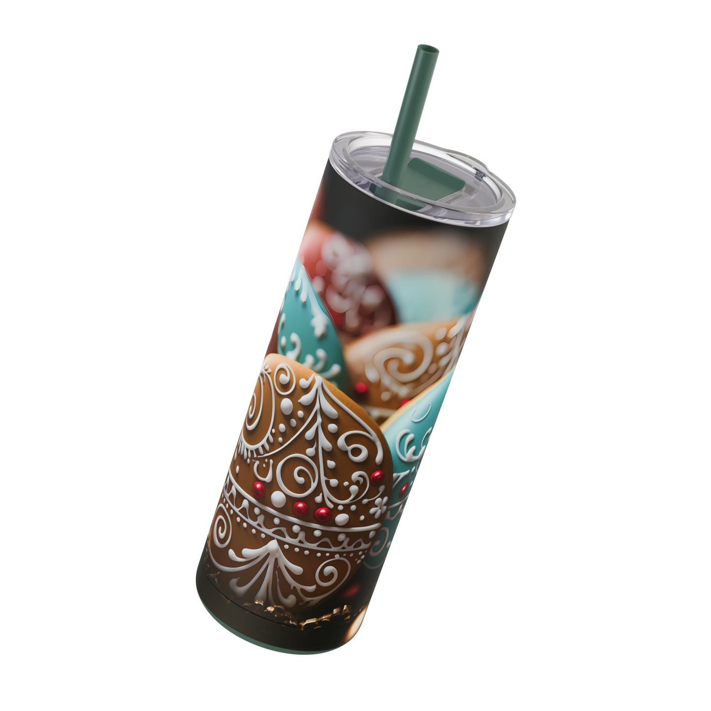 Christmas Cookies Skinny Matte Tumbler, 20oz