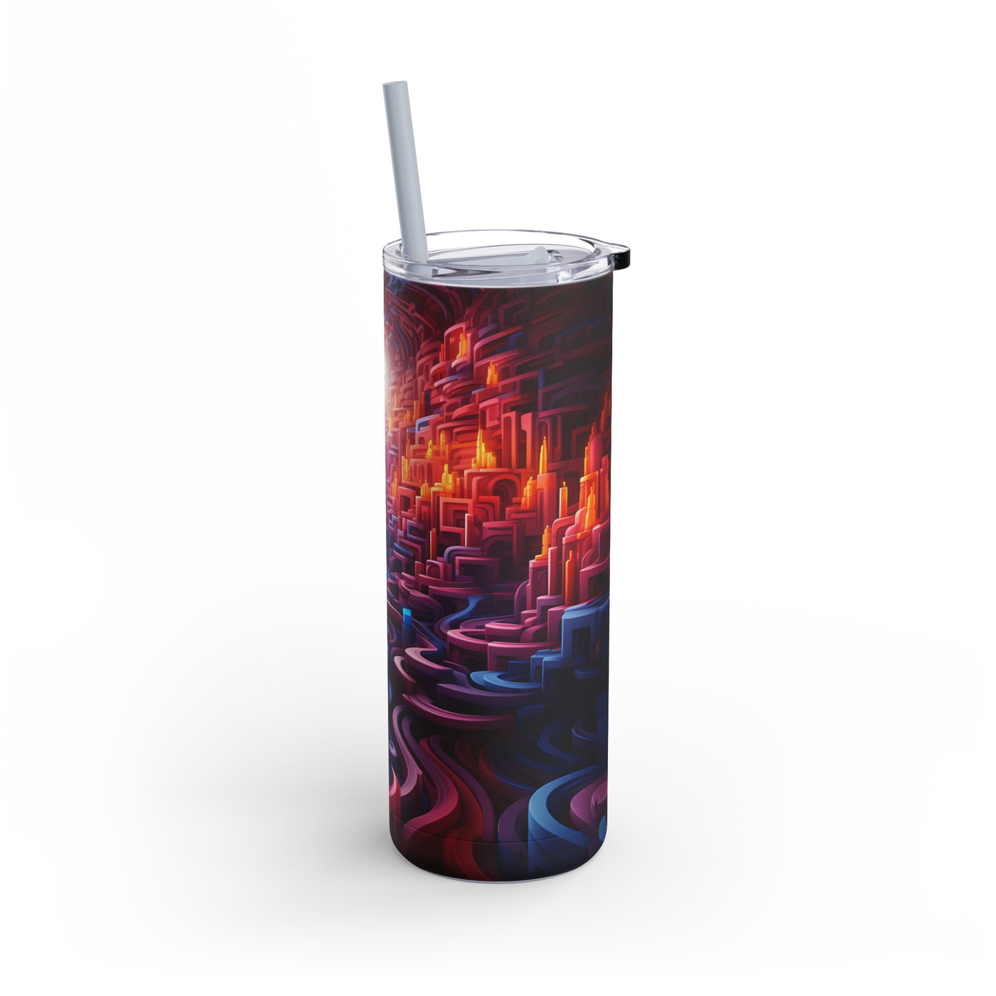 Christmas Candy Skinny Matte Tumbler, 20oz