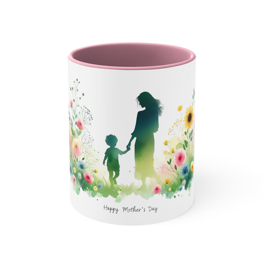 Mother's Day Accent Coffee Mug, 11oz