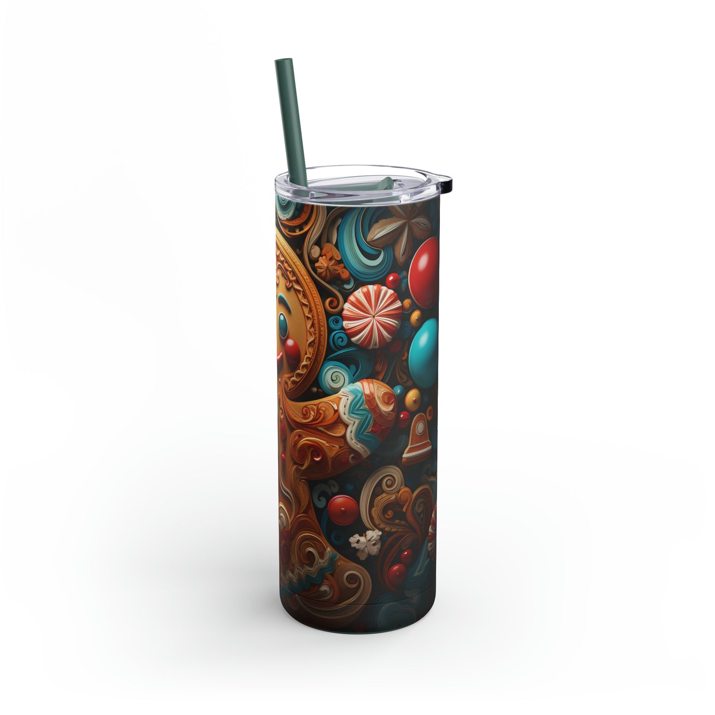 Christmas Cookies Skinny Matte Tumbler, 20oz