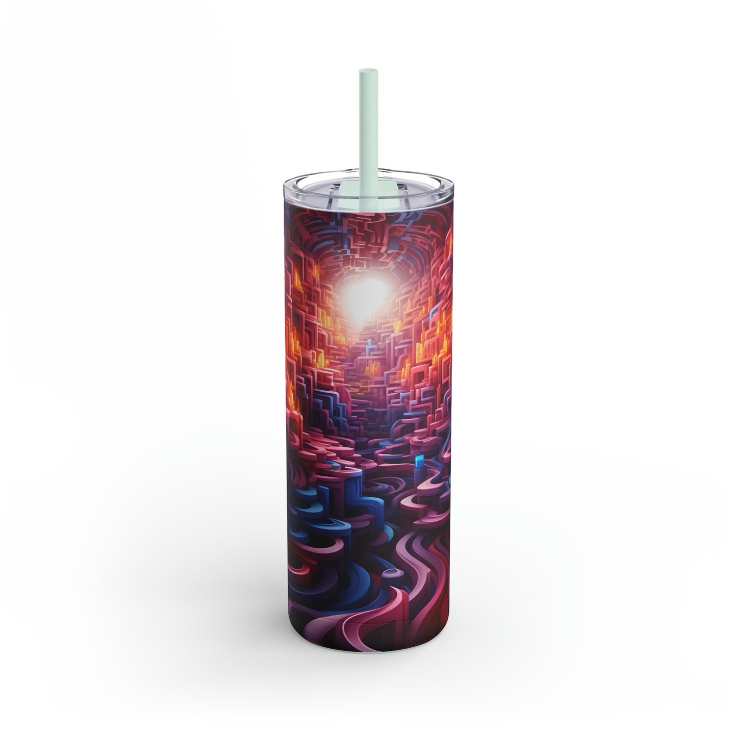 Christmas Candy Skinny Matte Tumbler, 20oz