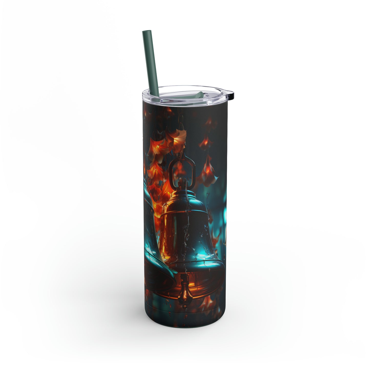 Christmas Bells Skinny Matte Tumbler, 20oz