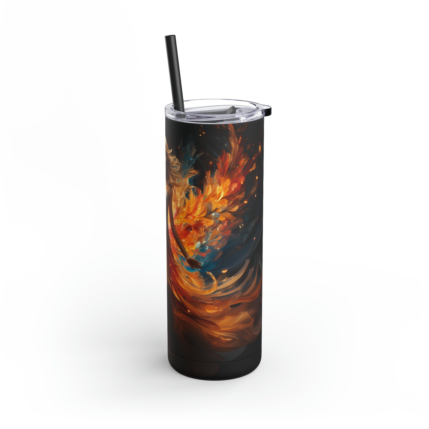 Christmas Angel Skinny Matte Tumbler, 20oz