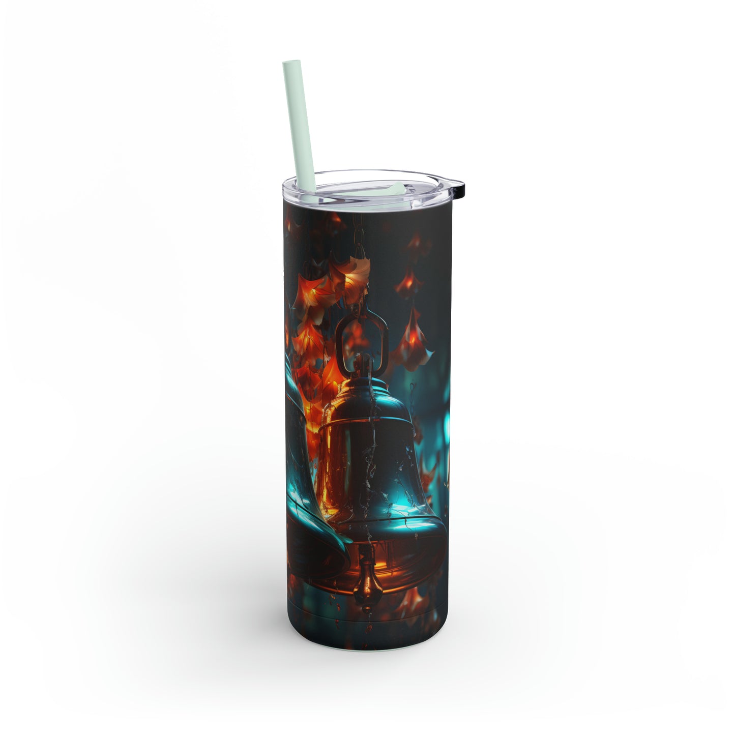 Christmas Bells Skinny Matte Tumbler, 20oz