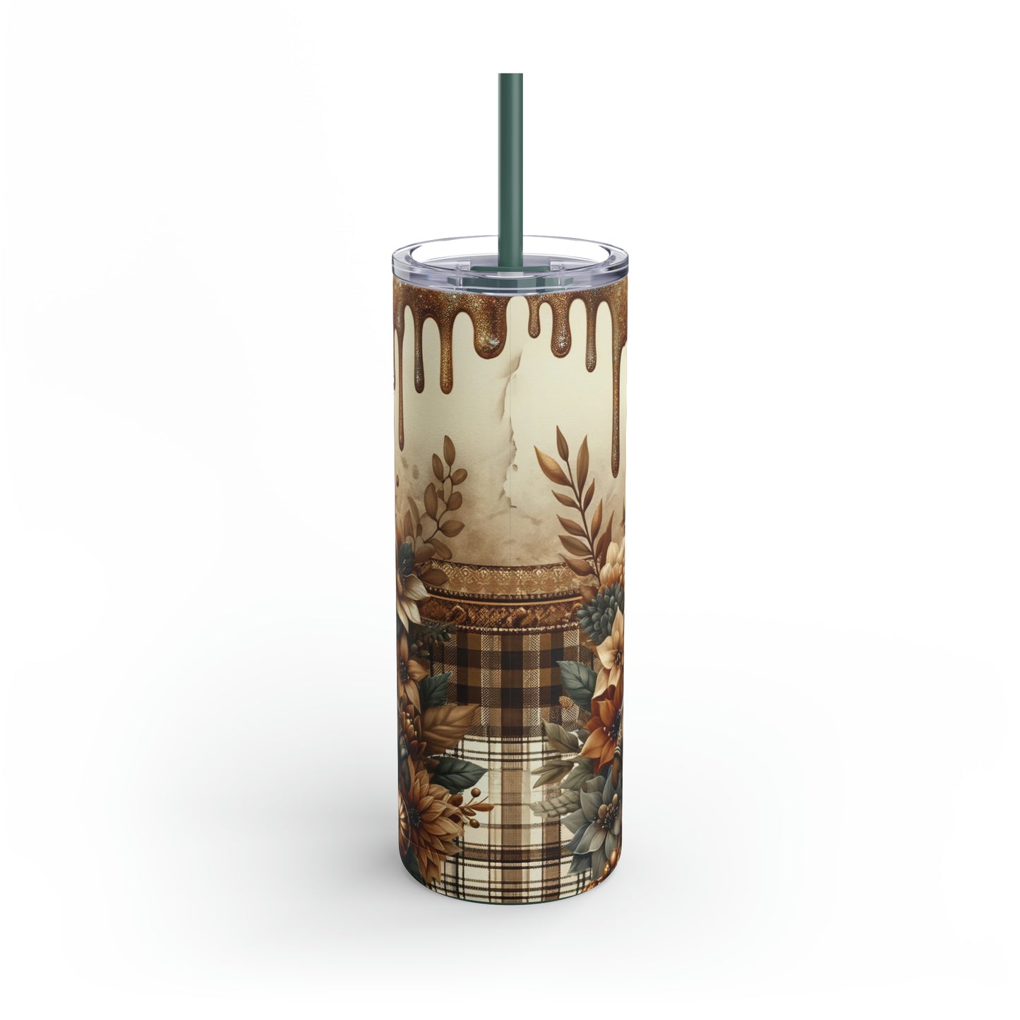 Christmas Gnomes Skinny Matte Tumbler, 20oz