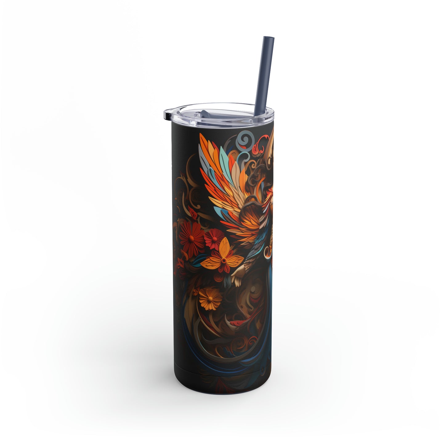 Christmas Angel Skinny Matte Tumbler, 20oz