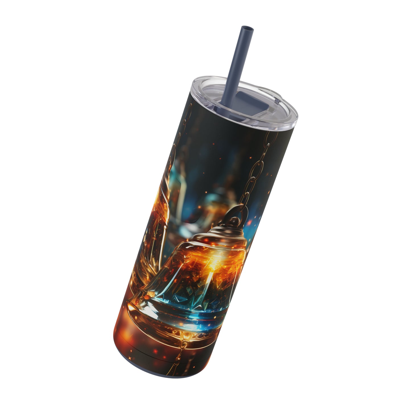 Christmas Bells Skinny Matte Tumbler, 20oz