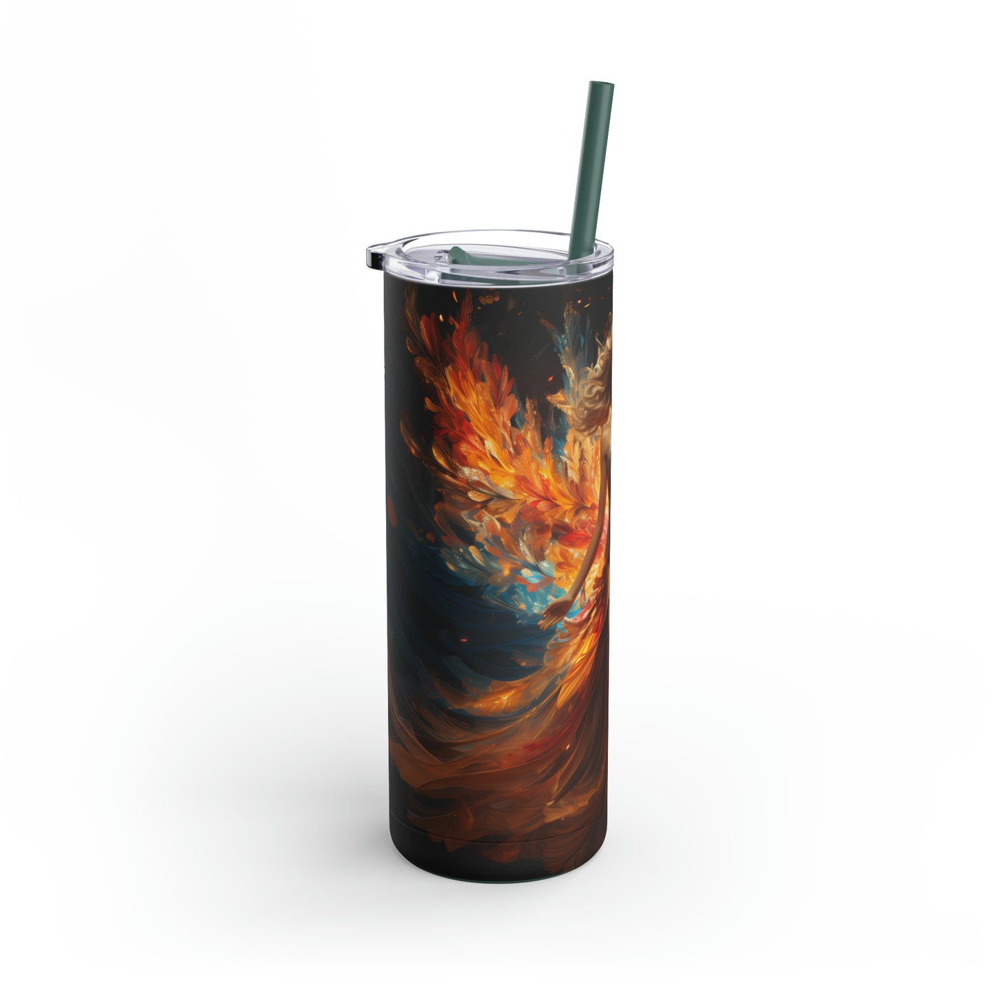 Christmas Angel Skinny Matte Tumbler, 20oz