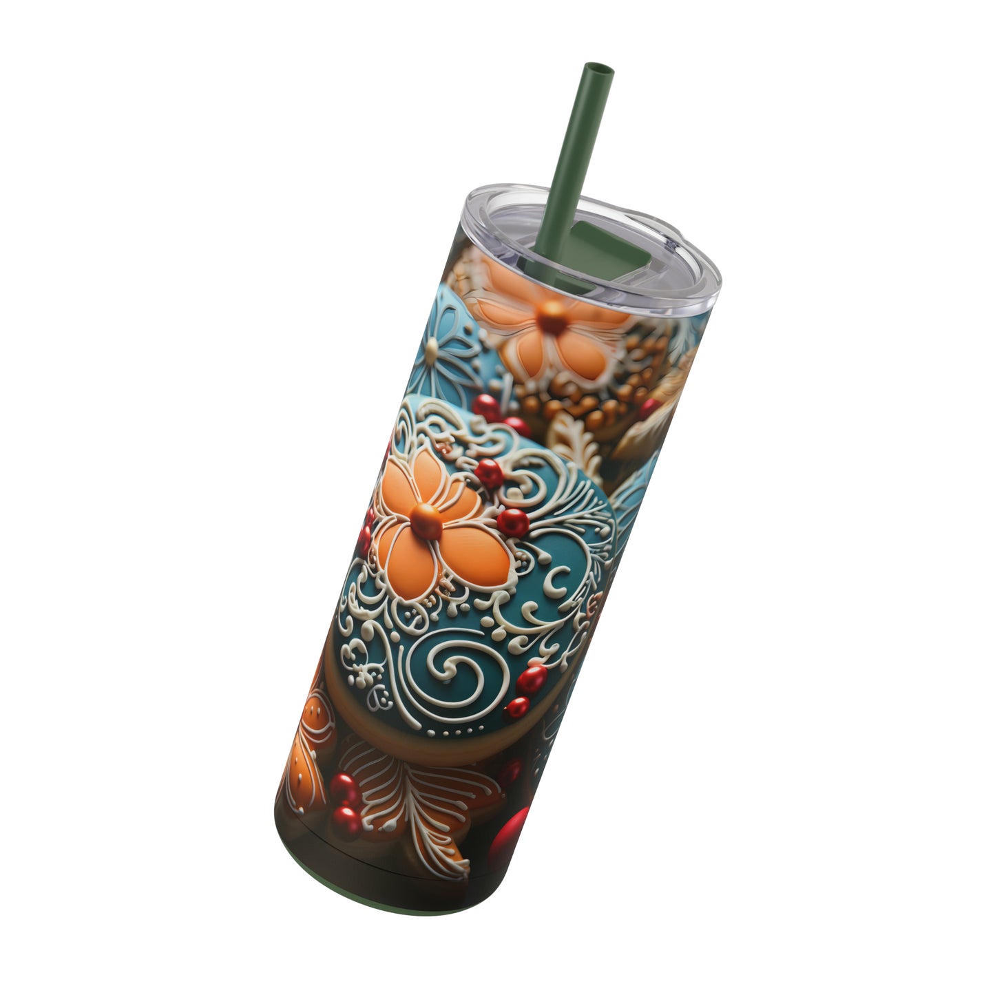 Christmas Cookies Skinny Matte Tumbler, 20oz