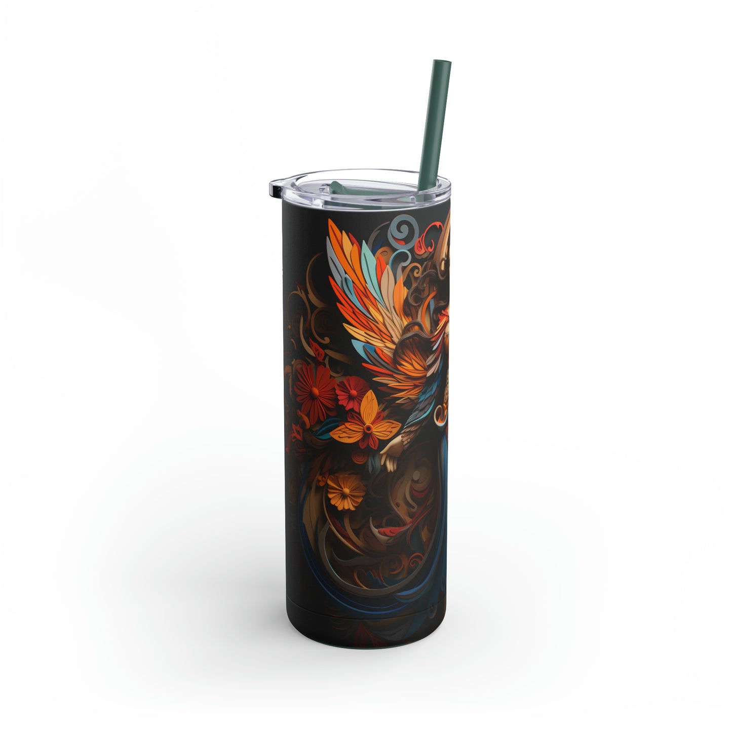 Christmas Angel Skinny Matte Tumbler, 20oz