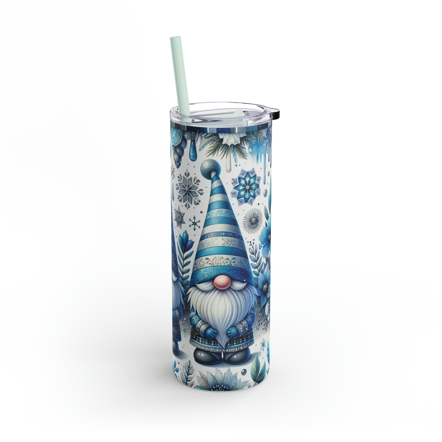 Christmas Gnomes Skinny Matte Tumbler, 20oz