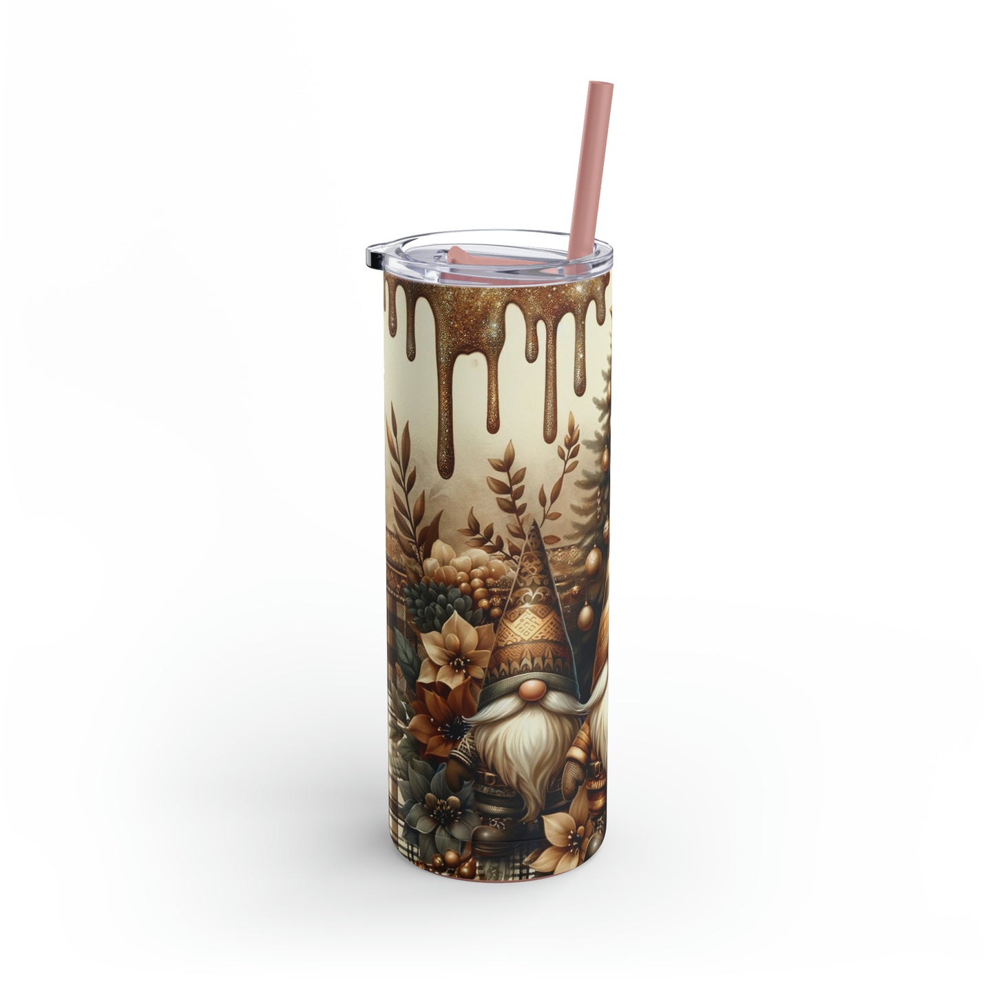 Christmas Gnomes Skinny Matte Tumbler, 20oz