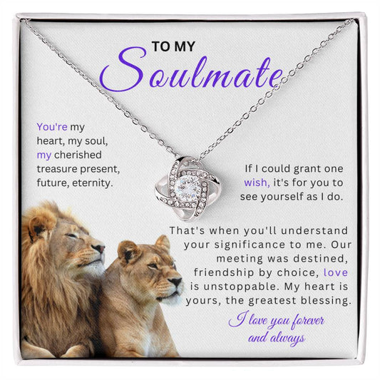 Soulmate / Love Knot Necklace