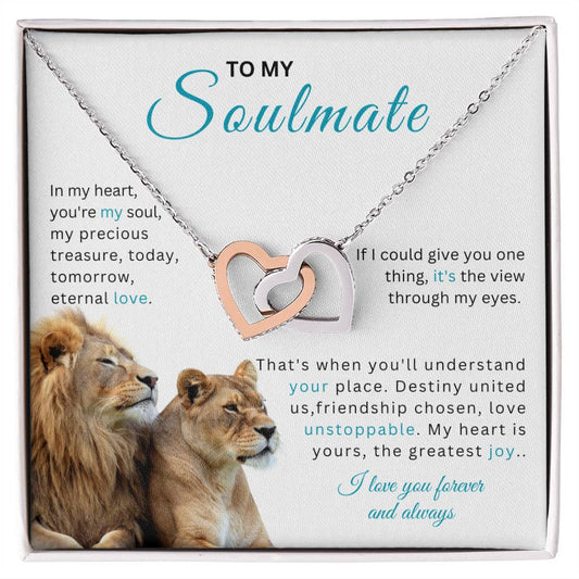 Soulmate - Interlocking Hearts Necklace