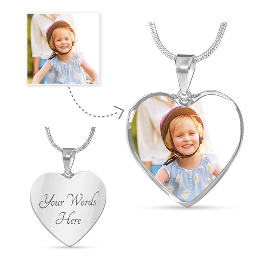 Customizable Heart Neckless